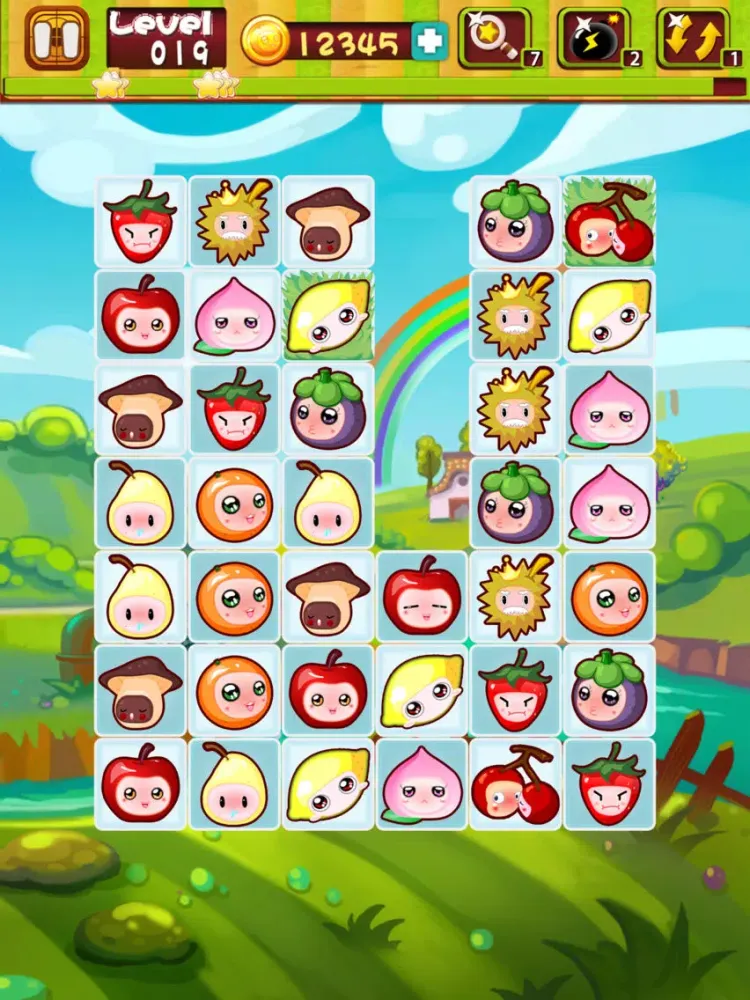 Tangkapan skrin Onet Fruit: A Connect 2 Game with cute fruits iPad 