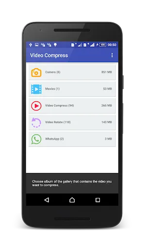 Capturas de pantalla de Video Compress