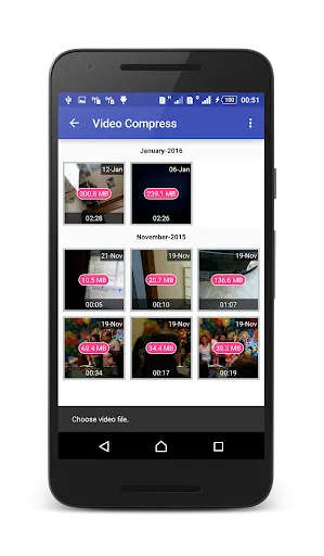 Capturas de pantalla de Video Compress