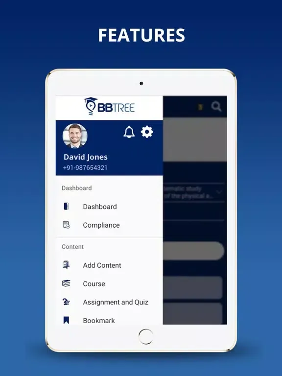 Capturas de tela do BBTREE Teacher iPad 