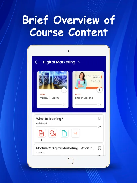 PEARL Mobile app iPad  স্ক্রিনশট