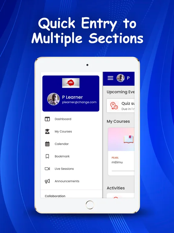 PEARL Mobile app iPad  স্ক্রিনশট