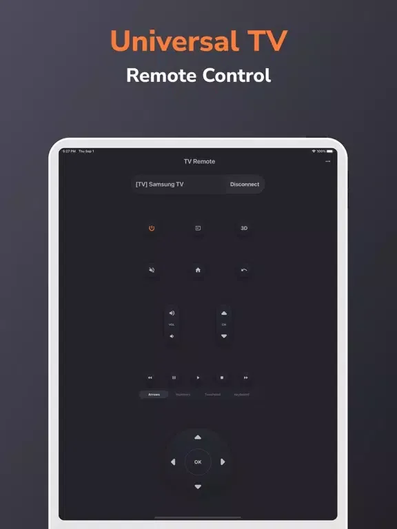 Universal TV » Remote Control iPad  스크린샷