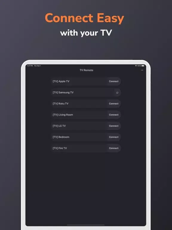 Universal TV » Remote Control iPad  스크린샷