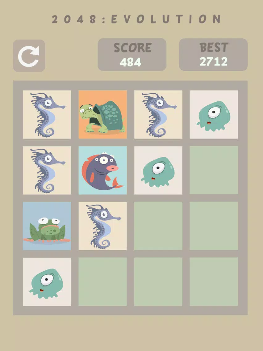 Ảnh chụp màn hình của 2048: Evolution iPad 