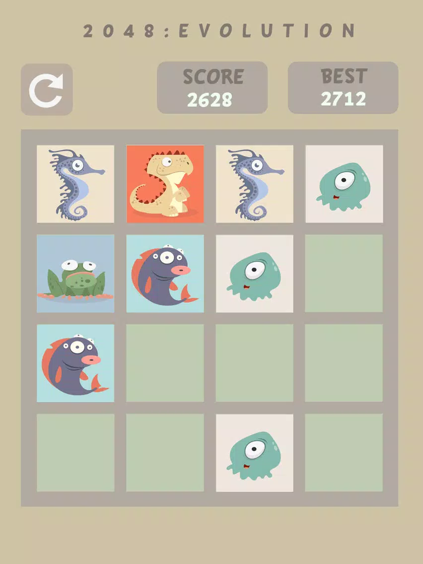 Ảnh chụp màn hình của 2048: Evolution iPad 