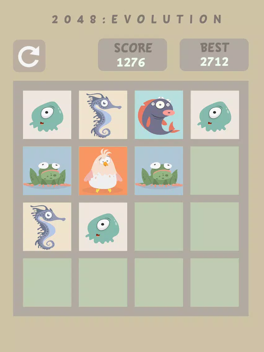 Ảnh chụp màn hình của 2048: Evolution iPad 