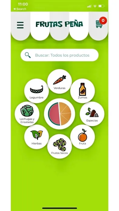 Capturas de tela do Frutas Peña