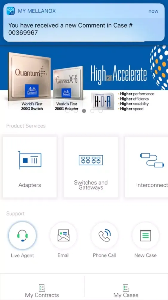 صور Mellanox Customer App