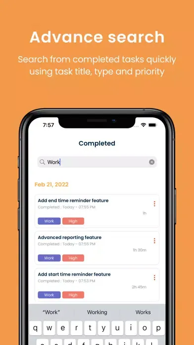 ClockIn: Working hours planner應用截圖