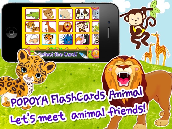 ABC Animal English FlashCards iPad 应用截图