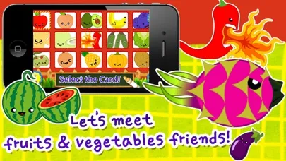 ABC Fruits & Vegetables English Flashcards Screenshots
