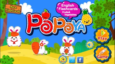 ABC Fruits & Vegetables English Flashcards Screenshots