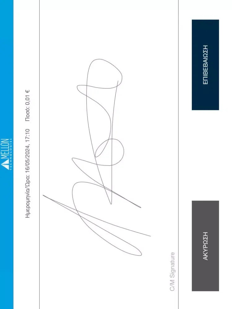 Capturas de tela do MELLON mPOS Application iPad 