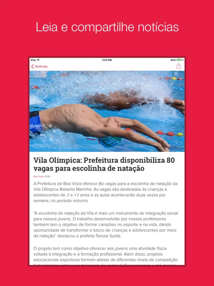 Boa Vista Já iPad  স্ক্রিনশট
