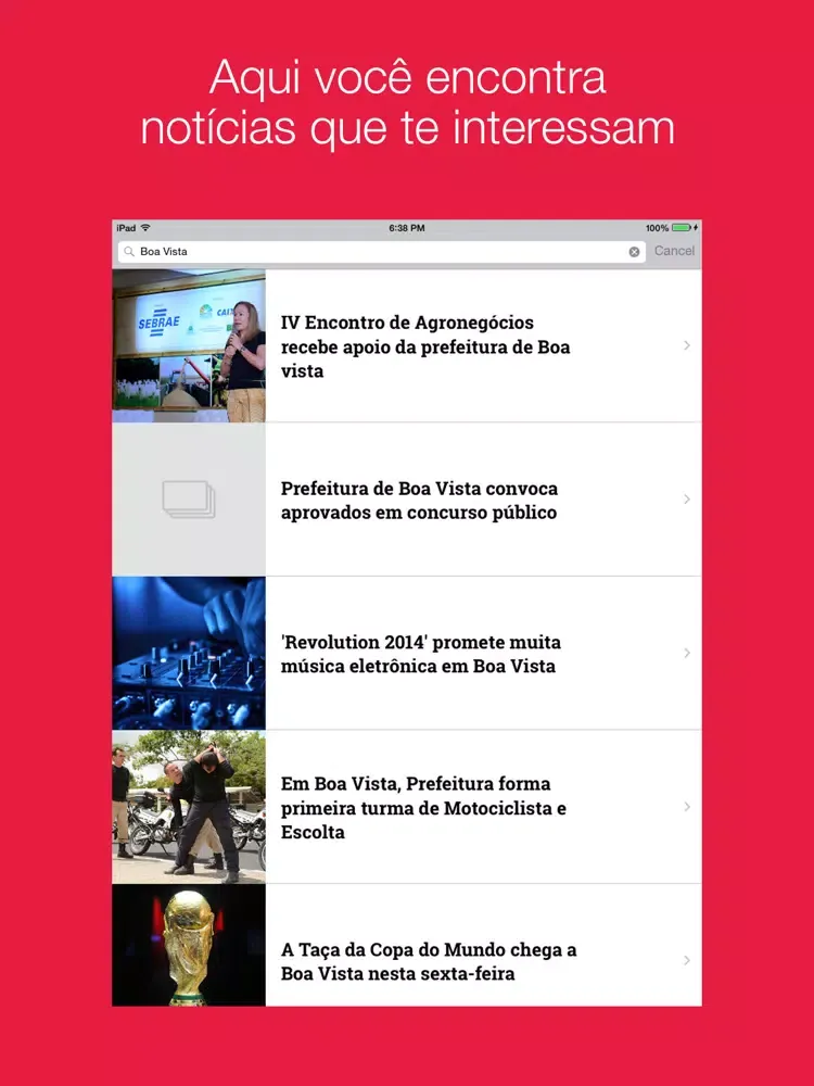 Boa Vista Já iPad  স্ক্রিনশট