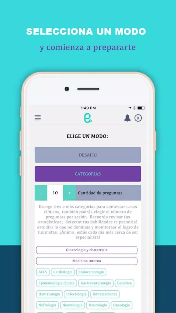 Capturas de pantalla de Reto ENARM