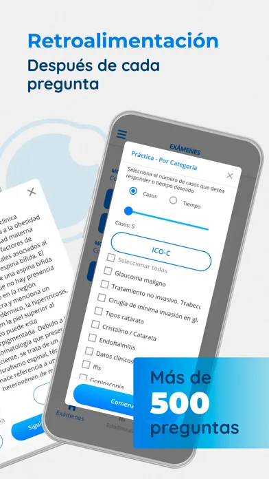 Capturas de pantalla de Reto Oftalmología