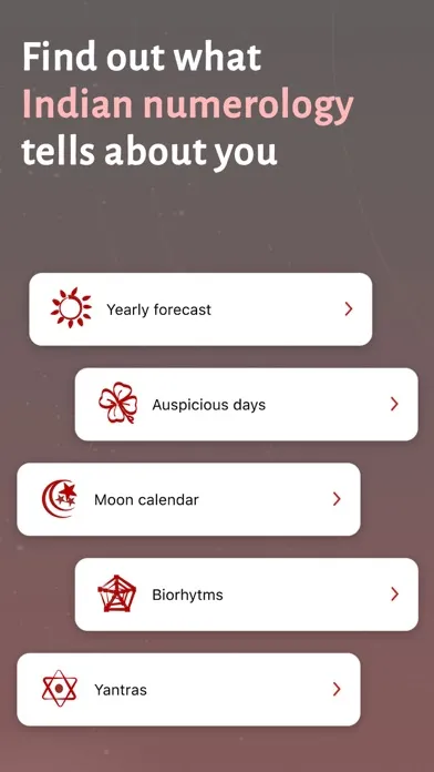 Indian Numerology. Biorhythms Screenshots