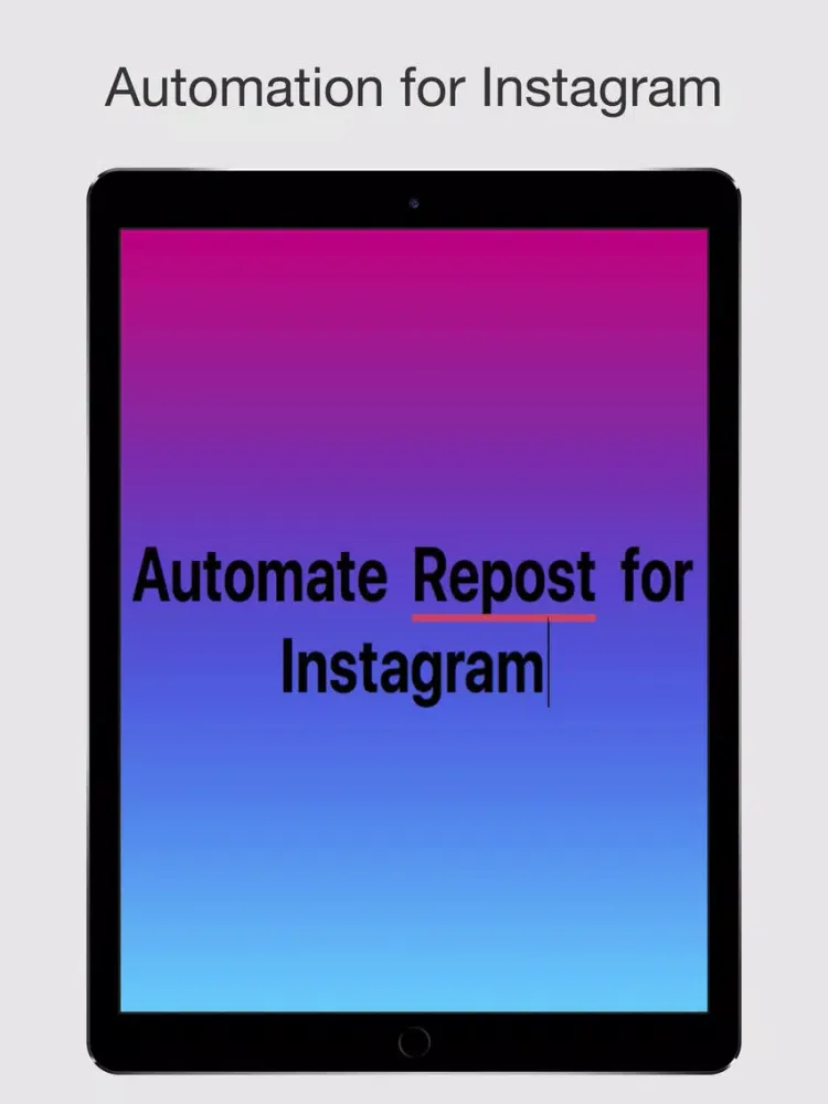 MorZe - Repost for Instagram iPad  Ekran Görüntüleri