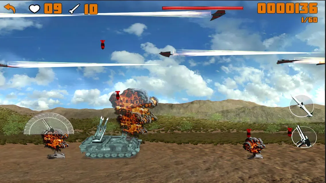 Capturas de tela do Tanks vs Warplanes