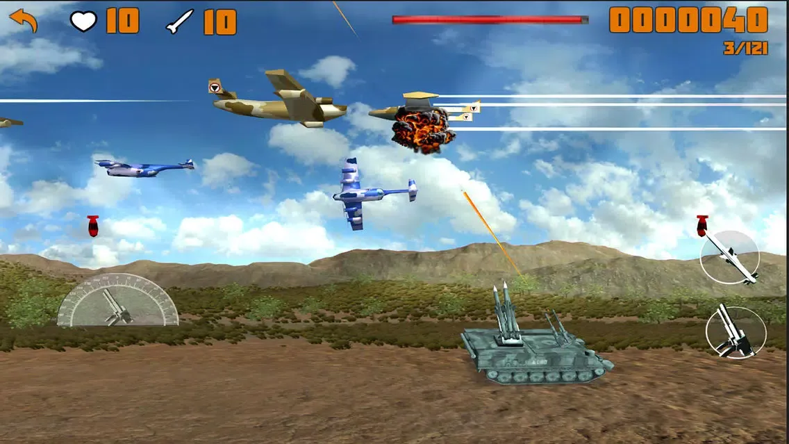 Capturas de tela do Tanks vs Warplanes