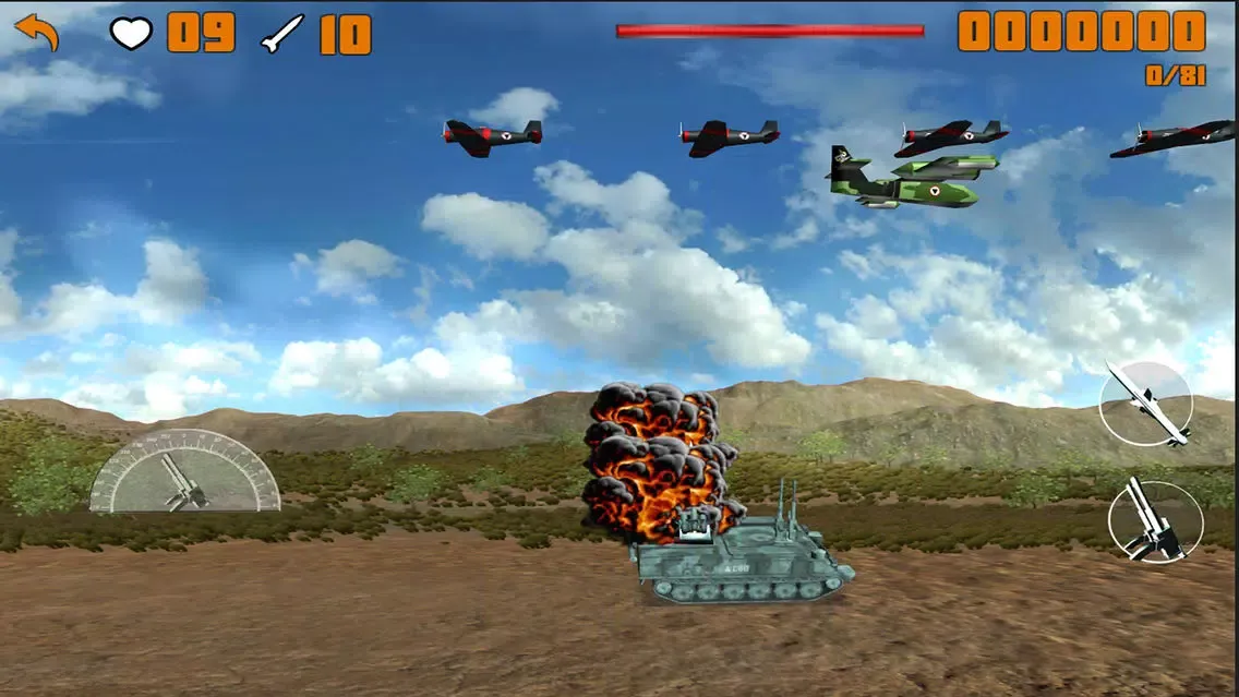 Capturas de tela do Tanks vs Warplanes