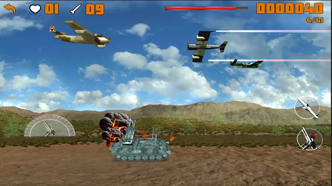 Capturas de tela do Tanks vs Warplanes