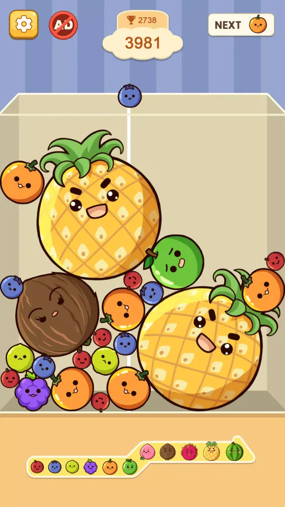 Fruit Merge: Juicy Drop Game应用截图