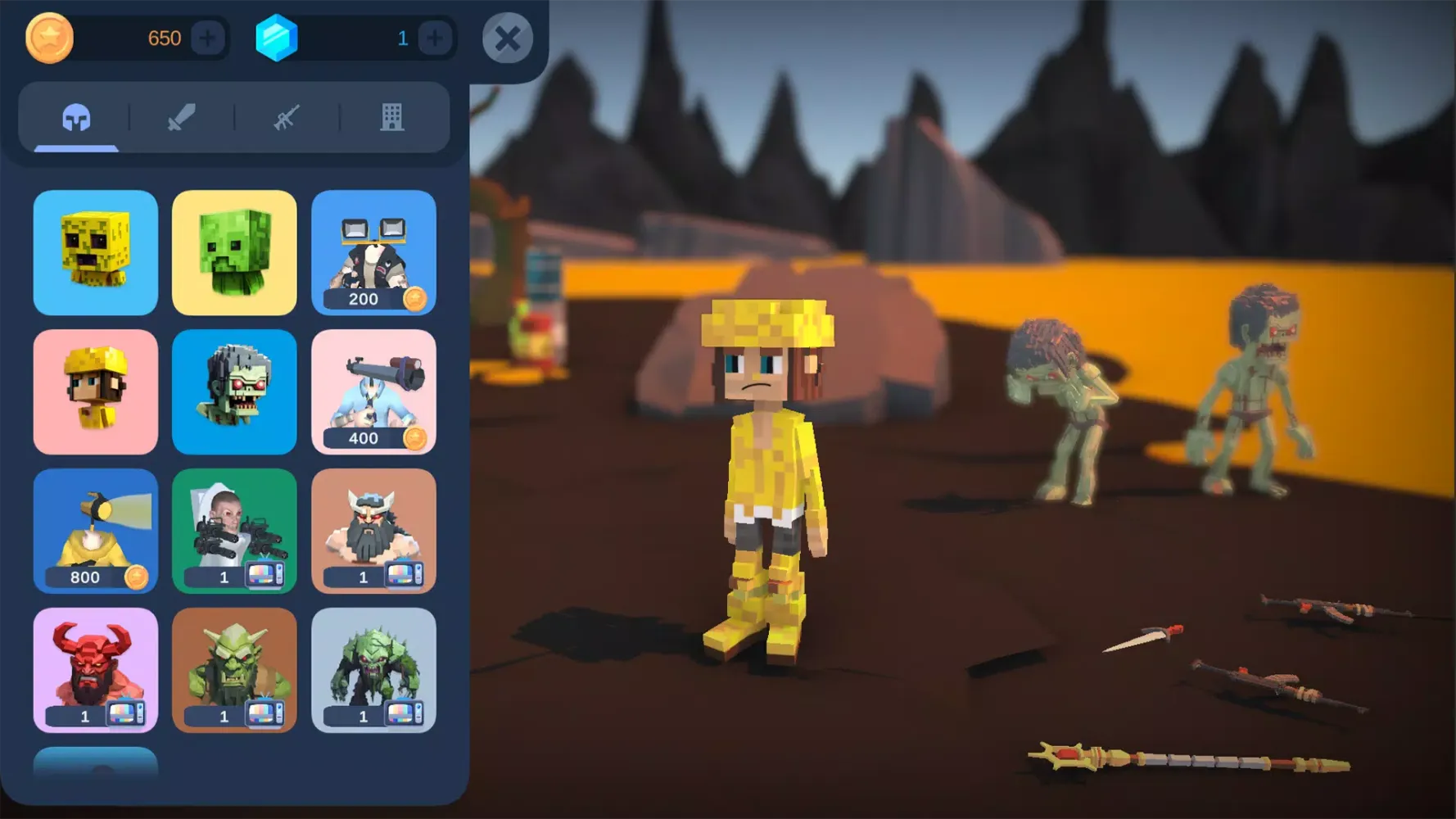 ภาพหน้าจอของ Melon ragdoll sandbox