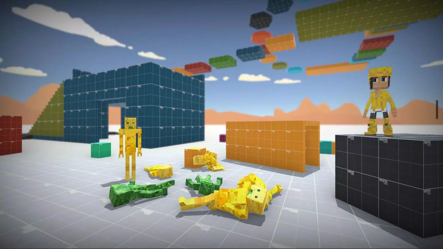 ภาพหน้าจอของ Melon ragdoll sandbox