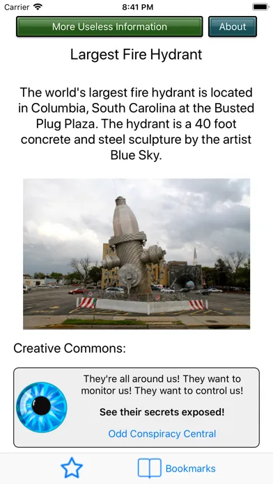 Useless Information of the Day Screenshots