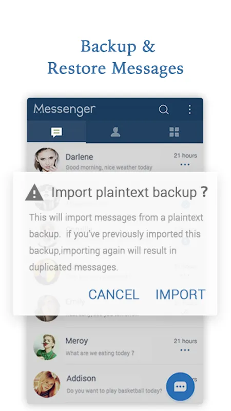 Messenger স্ক্রিনশট
