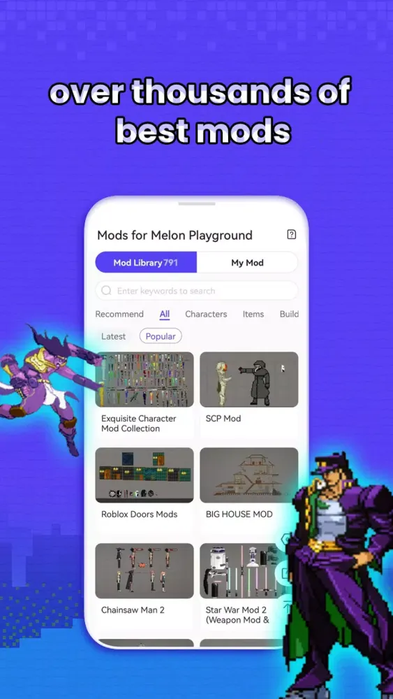 Tangkapan layar Mods for Melon Playground