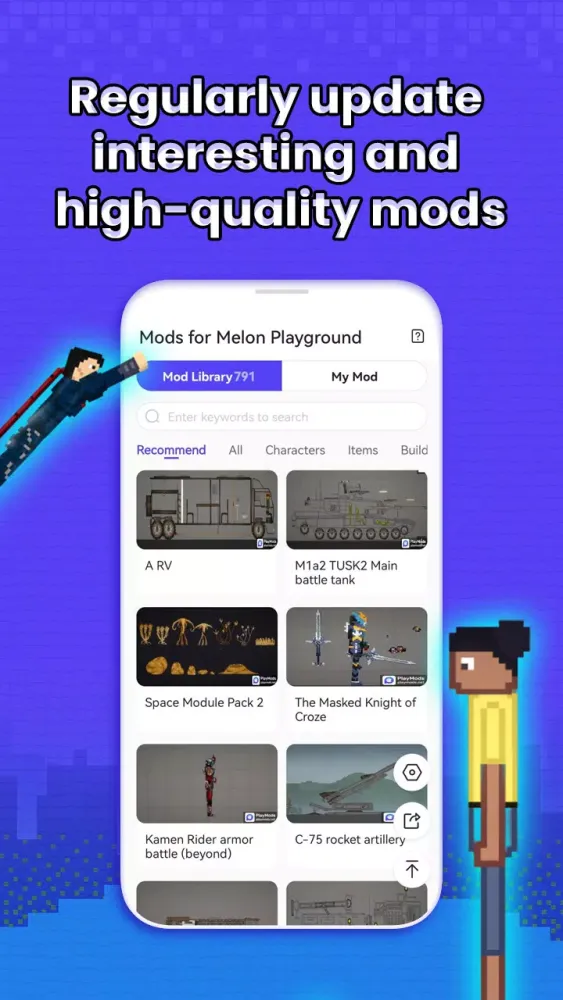 Tangkapan layar Mods for Melon Playground