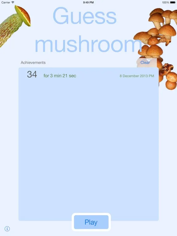 Zrzuty ekranu Guess Mushroom iPad 