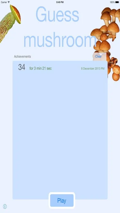 Zrzuty ekranu Guess Mushroom