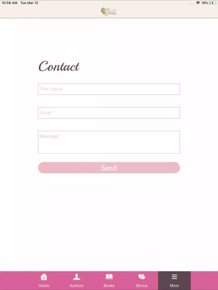 Sweet Promise Press iPad  Screenshots