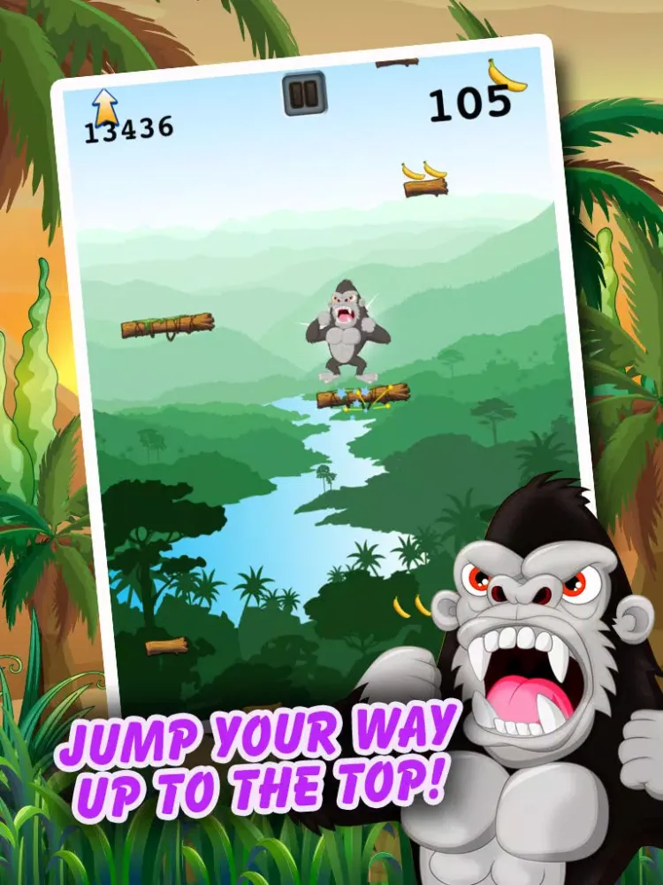 Climbing Ape - Angry Gorilla Jumping Rush FREE iPad  স্ক্রিনশট