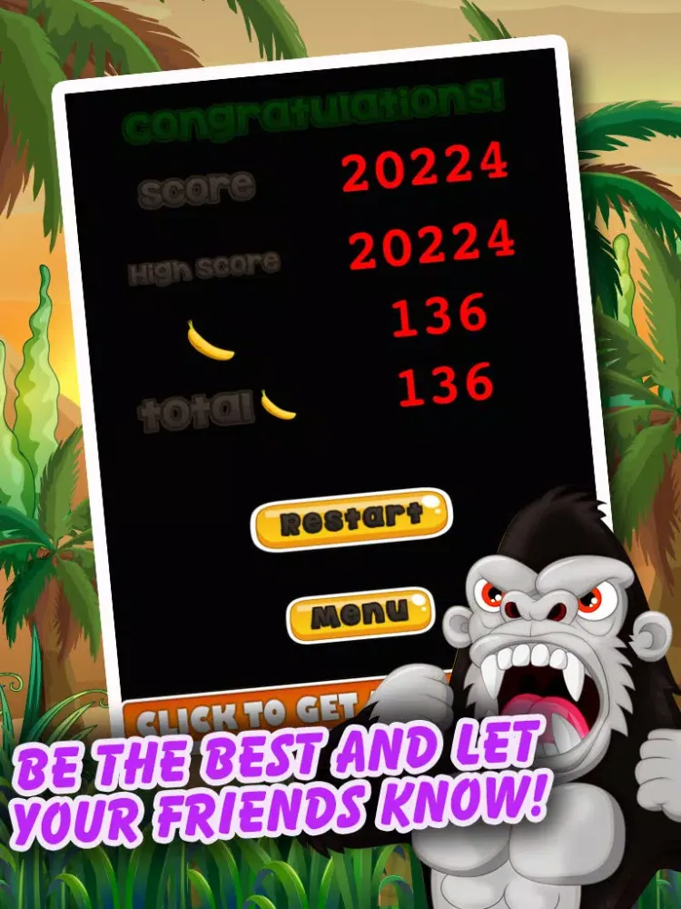 Climbing Ape - Angry Gorilla Jumping Rush FREE iPad  স্ক্রিনশট
