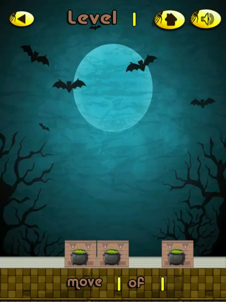 Halloween Monster Match - Move the Spooky Box Dash Free iPad  Screenshots