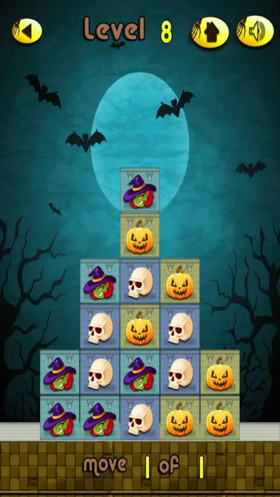 Halloween Monster Match - Move the Spooky Box Dash Free Screenshots