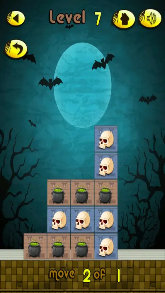 Halloween Monster Match - Move the Spooky Box Dash Free Screenshots