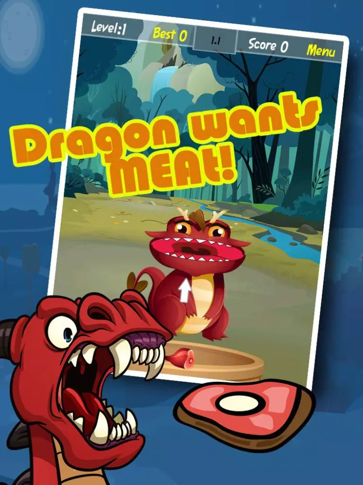 Hungry Dragon FREE iPad  Screenshots
