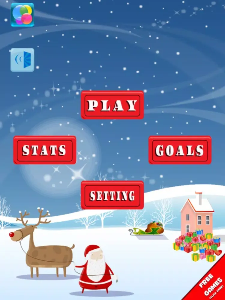 A Naughty Christmas Elf - Use Santa's Sled to Catch Falling Presents Free iPad 应用截图