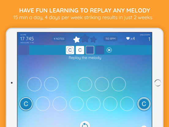 Capturas de tela do Meludia Melody - Ear training iPad 