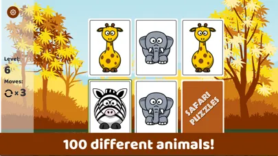 Zrzuty ekranu Memory match animals game kids