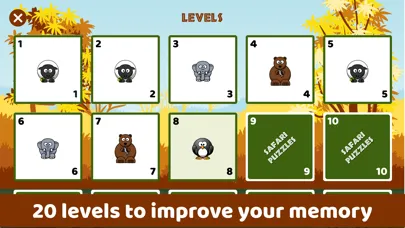 Zrzuty ekranu Memory match animals game kids