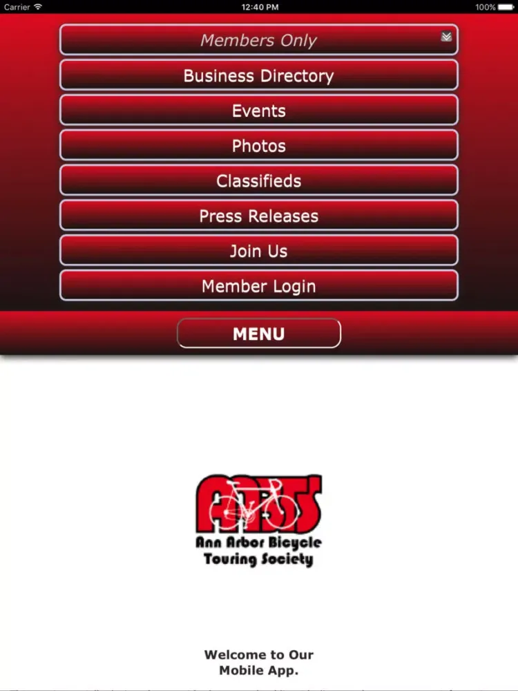 Zrzuty ekranu AABTS Mobile App iPad 