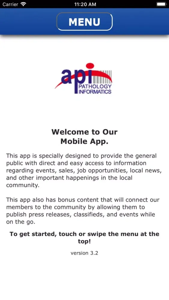 API Mobile App سکرین شاٹس